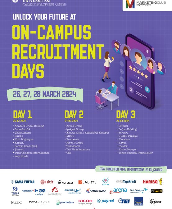 On-Campus Recruitment Days Bahar 2024